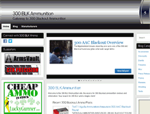 Tablet Screenshot of 300blkammunition.com